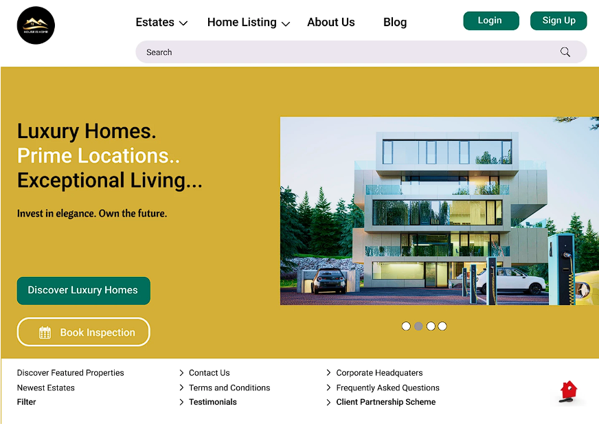 Haven Homes Real Estate UI